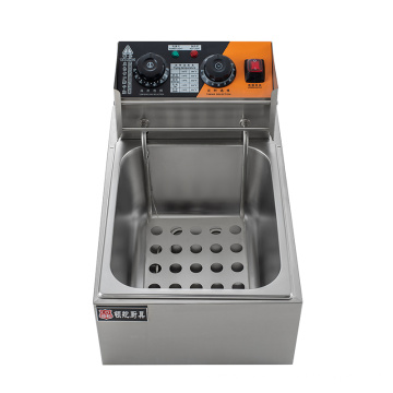 6L Single cylinder Stainless Steel Electric Fryer